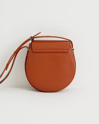 FABLE A Night's Tale Saddle Purse Tan