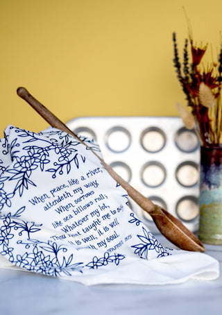 It Is Well Hymn Tea Towel