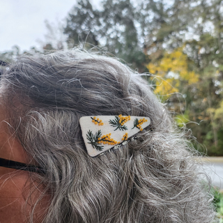 Embroidered Hair Clip